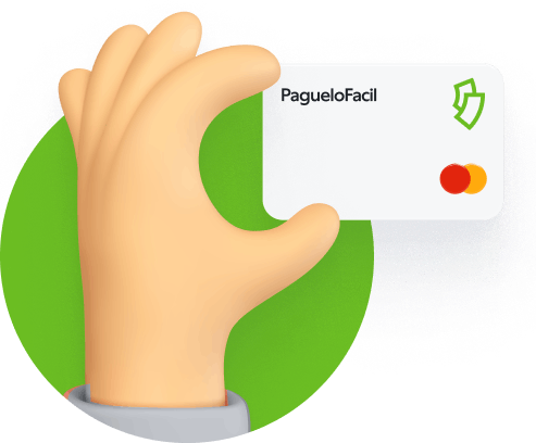 Cartão pessoal PagueloFacil MasterCard