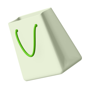 Elemento de saco de compras 3D