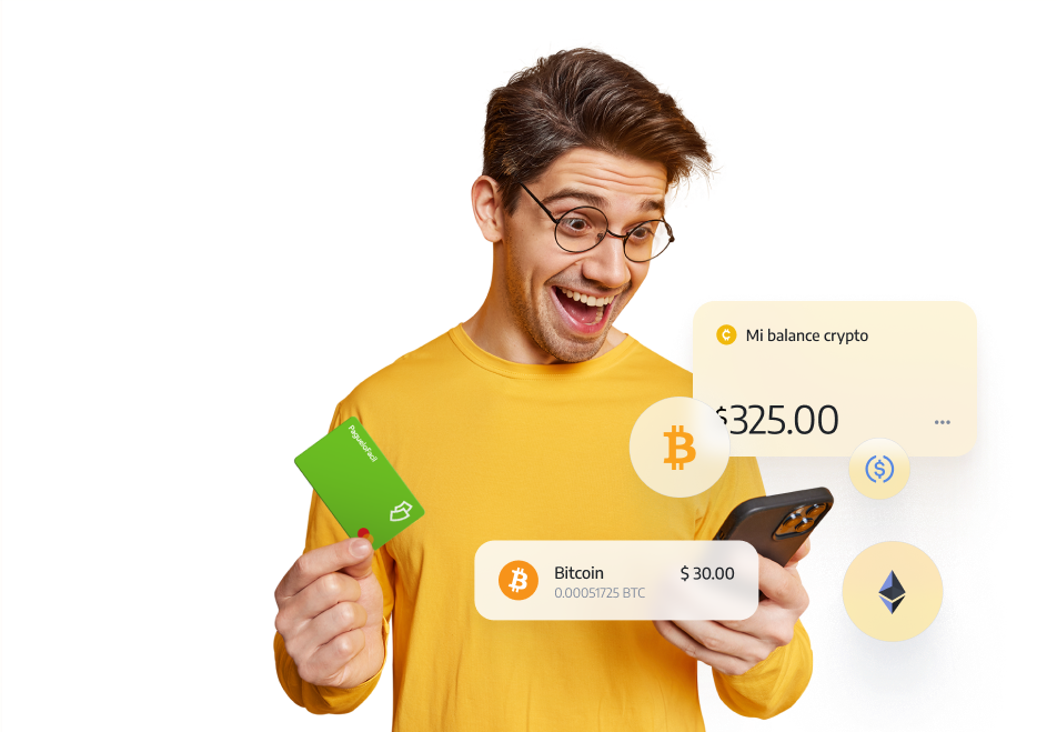 pessoa que ganha dinheiro vendendo e comprando moedas criptográficas a partir da troca fácil de pagamento